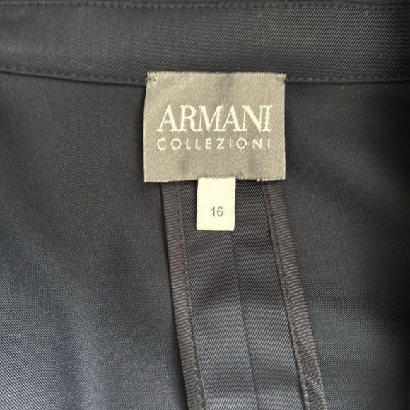 NWT Armani Collezioni Navy Women's Blazer size 16 - Picture 7 of 8